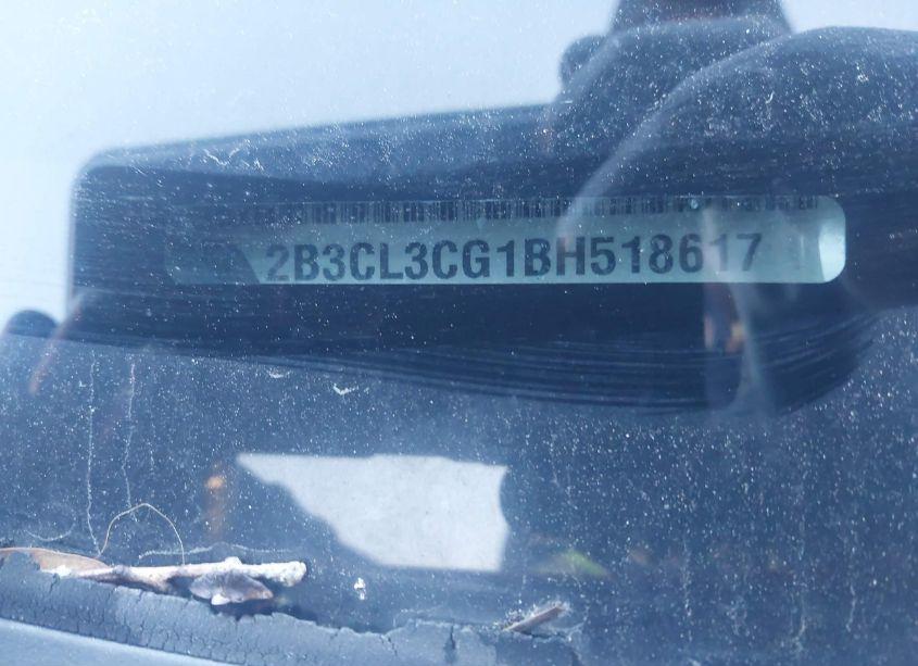 Photo 9 of 2011 Dodge Charger (VIN 2B3CL3CG1BH518617)