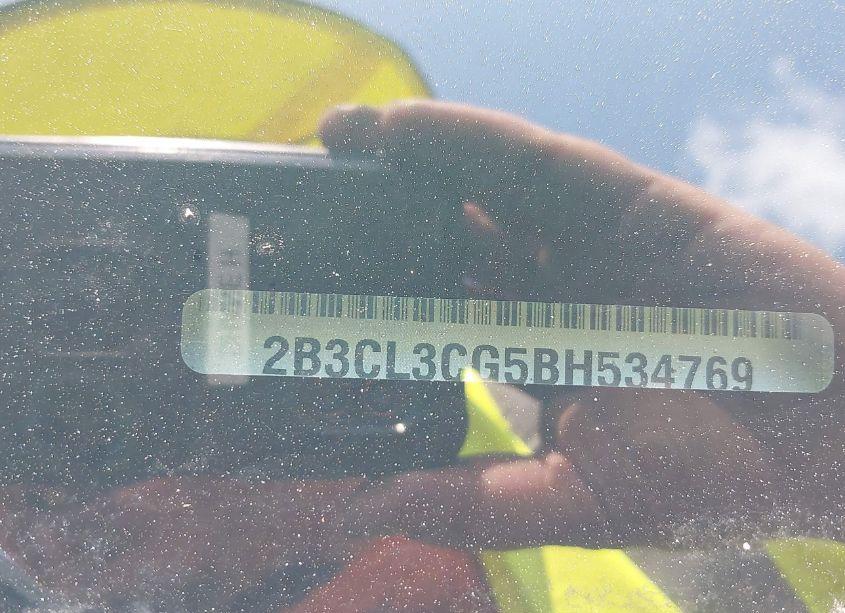 Photo 9 of 2011 Dodge Charger (VIN 2B3CL3CG5BH534769)