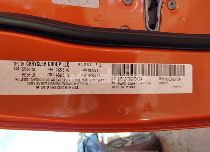 Photo 9 of 2011 Dodge Charger (VIN 2B3CL3CGXBH590254)