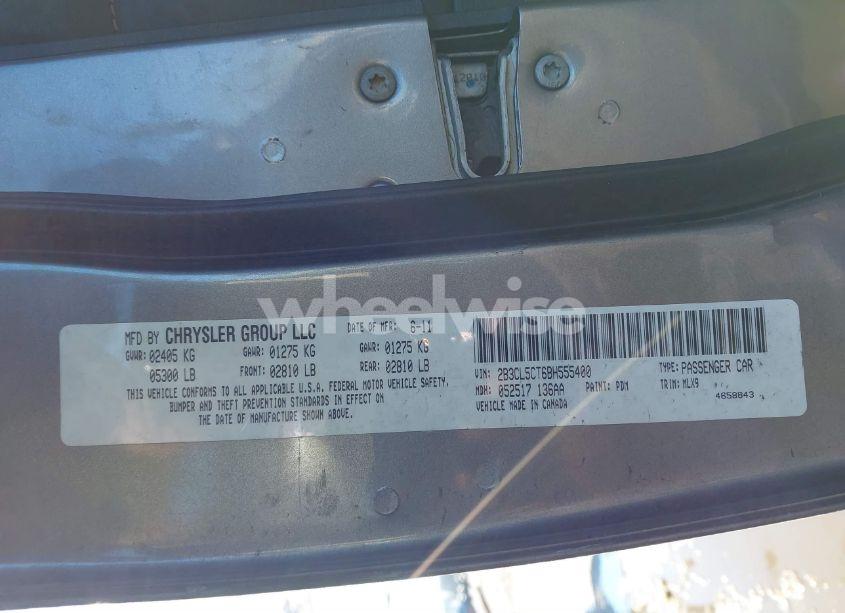 Photo 8 of 2011 Dodge Charger R/T (VIN 2B3CL5CT6BH555400)