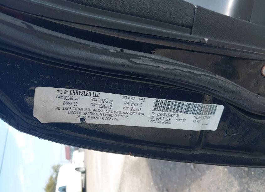 Photo 9 of 2009 Dodge Charger SXT (VIN 2B3KA33V39H631270)