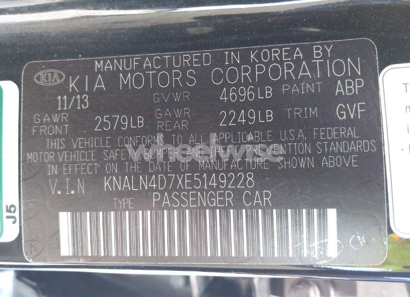 Photo 9 of 2014 Kia Cadenza PREMIUM (VIN 2B3KA33V99H******)