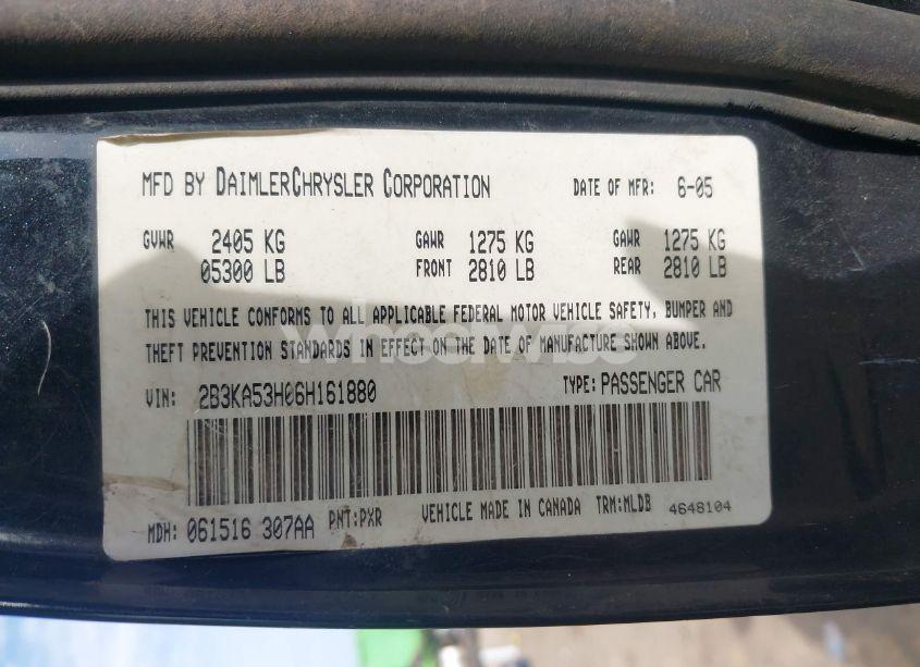 Photo 9 of 2006 Dodge Charger RT (VIN 2B3KA53H06H161880)