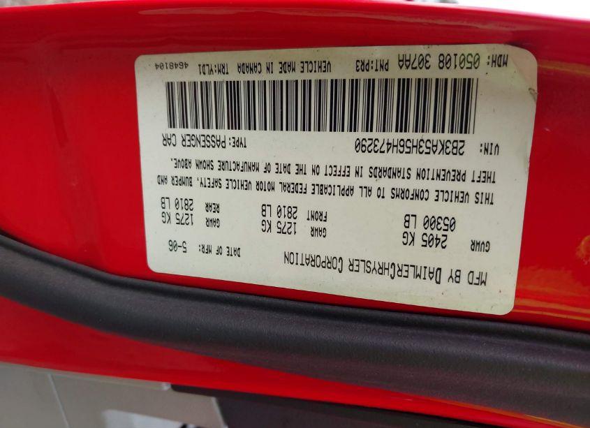 Photo 9 of 2006 Dodge Charger RT (VIN 2B3KA53H56H473290)