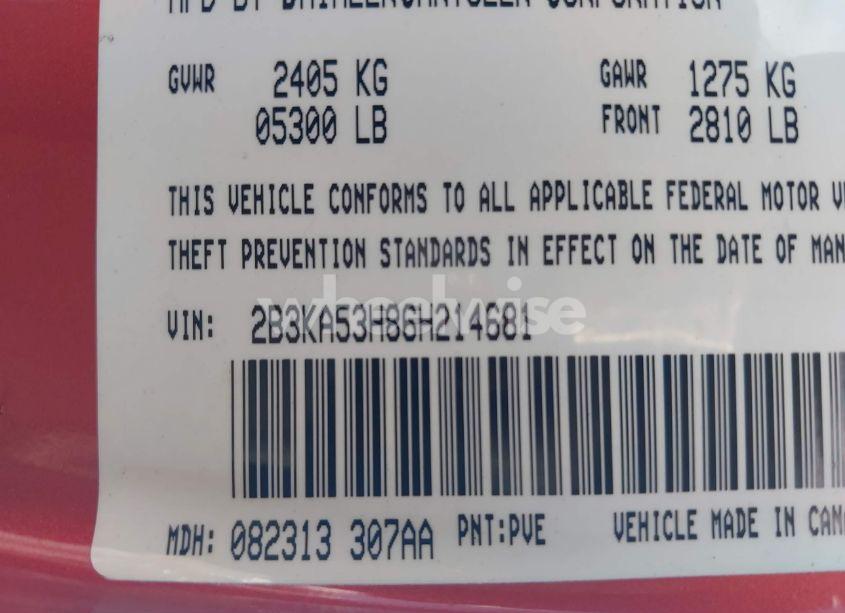 Photo 9 of 2006 Dodge Charger RT (VIN 2B3KA53H86H214681)