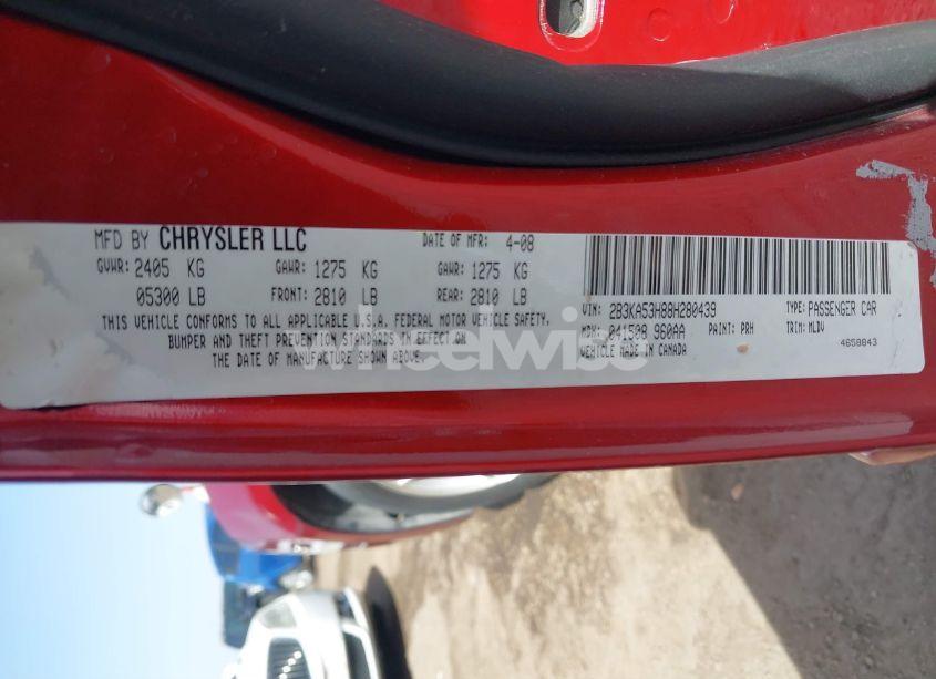 Photo 8 of 2008 Dodge Charger R/T (VIN 2B3KA53H88H280439)