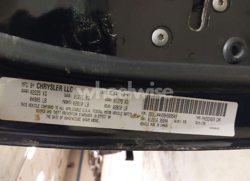 Photo 9 of 2009 Dodge Challenger SE (VIN 2B3LJ44V99H589549)