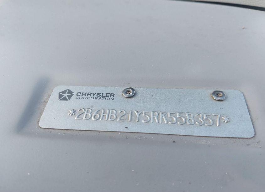 Photo 9 of 1994 Dodge Ram VAN B250 (VIN 2B6HB21Y5RK558357)