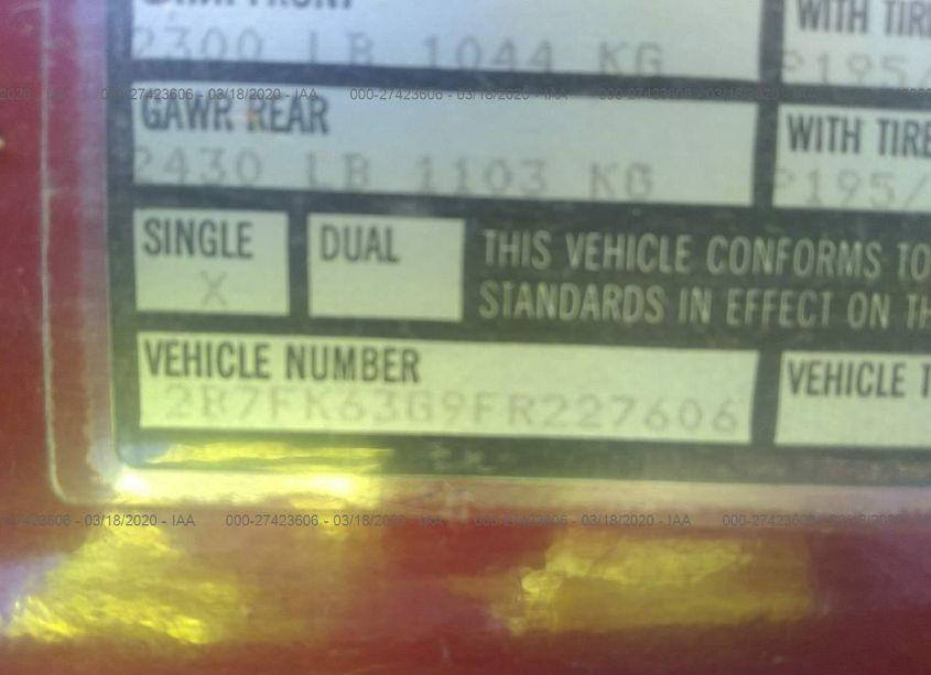 Photo 9 of 1985 Dodge Royal MINI VAN (VIN 2B7FK63G9FR227606)