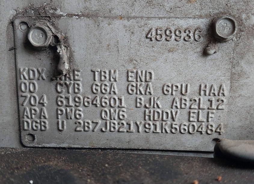 Photo 9 of 2001 Dodge Ram VAN 2500 CONVERSION (VIN 2B7JB21Y91K560484)