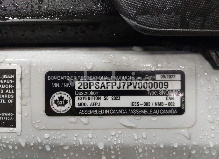 Photo 9 of 2023 Ski Doo EXPEDITION SE 900 AC (VIN 2BPSAFPJ7PV000009)