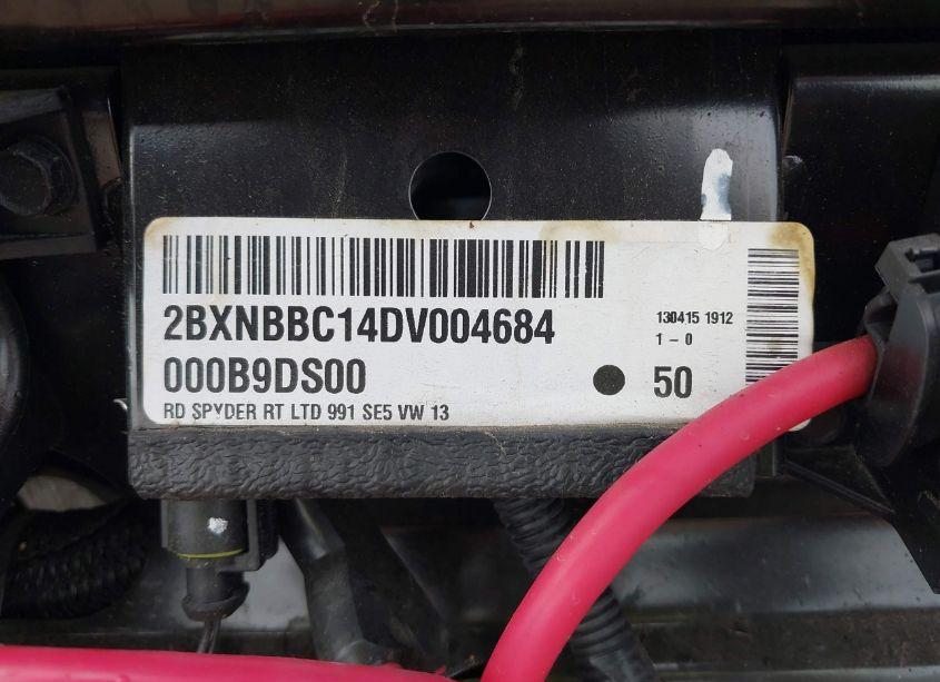 Photo 10 of 2013 Can-am Spyder ROADSTER RT/RTS/RT LIMITED (VIN 2BXNBBC14DV004684)