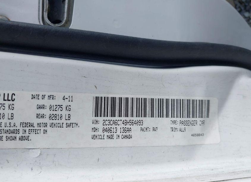 Photo 9 of 2011 Chrysler 300c N/A (VIN 2C3CA6CT4BH564093)