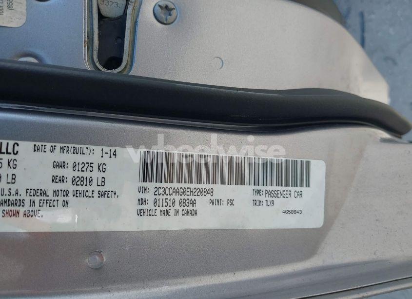 Photo 9 of 2014 Chrysler 300 (VIN 2C3CCAAG0EH220848)