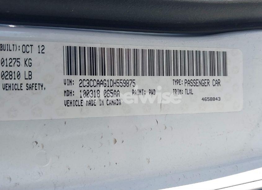 Photo 9 of 2013 Chrysler 300 MOTOWN (VIN 2C3CCAAG1DH559875)