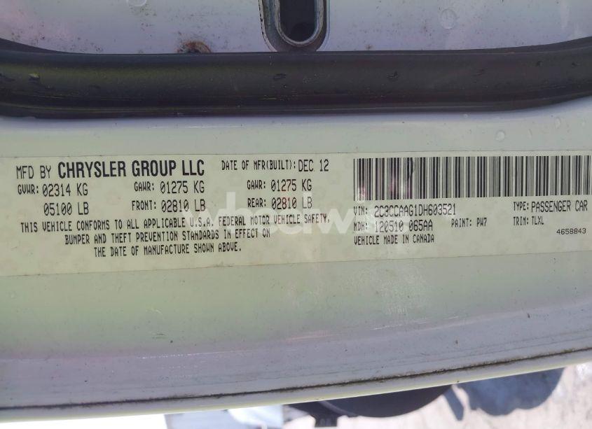 Photo 9 of 2013 Chrysler 300 MOTOWN (VIN 2C3CCAAG1DH603521)