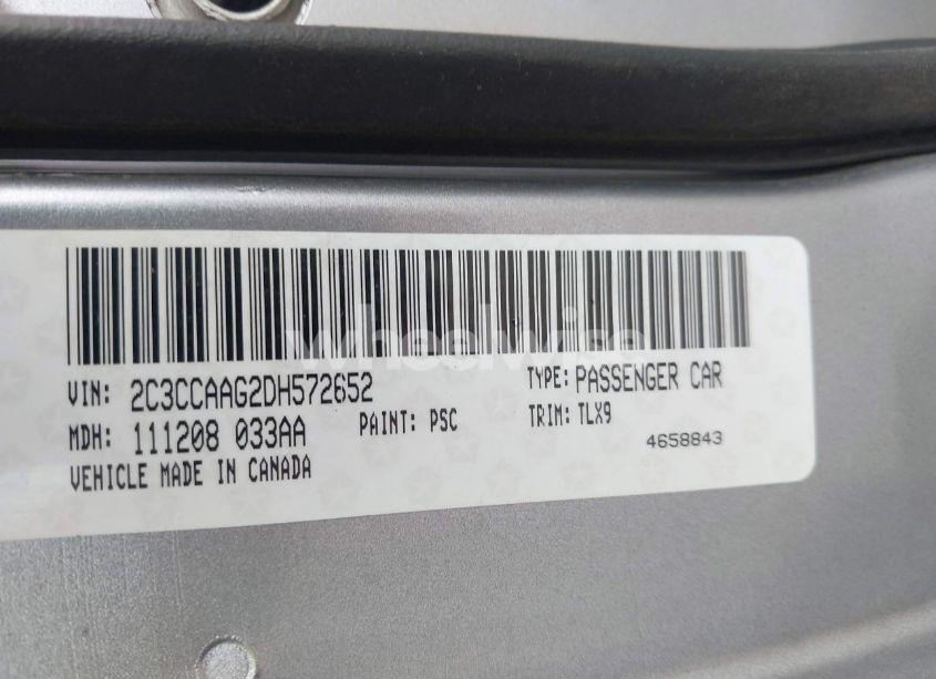 Photo 9 of 2013 Chrysler 300 MOTOWN (VIN 2C3CCAAG2DH572652)