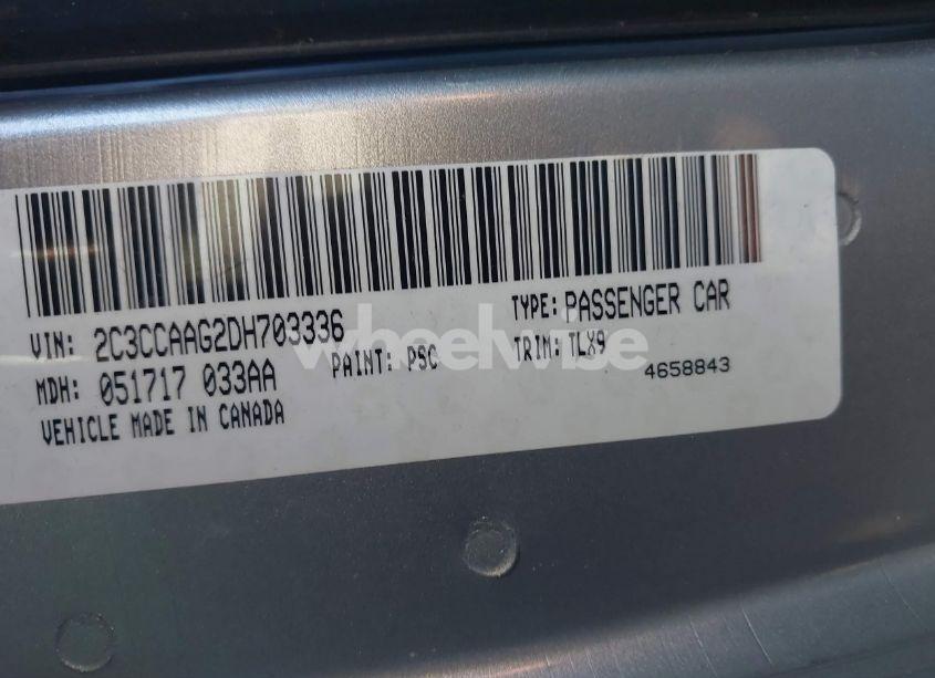 Photo 9 of 2013 Chrysler 300 MOTOWN (VIN 2C3CCAAG2DH703336)