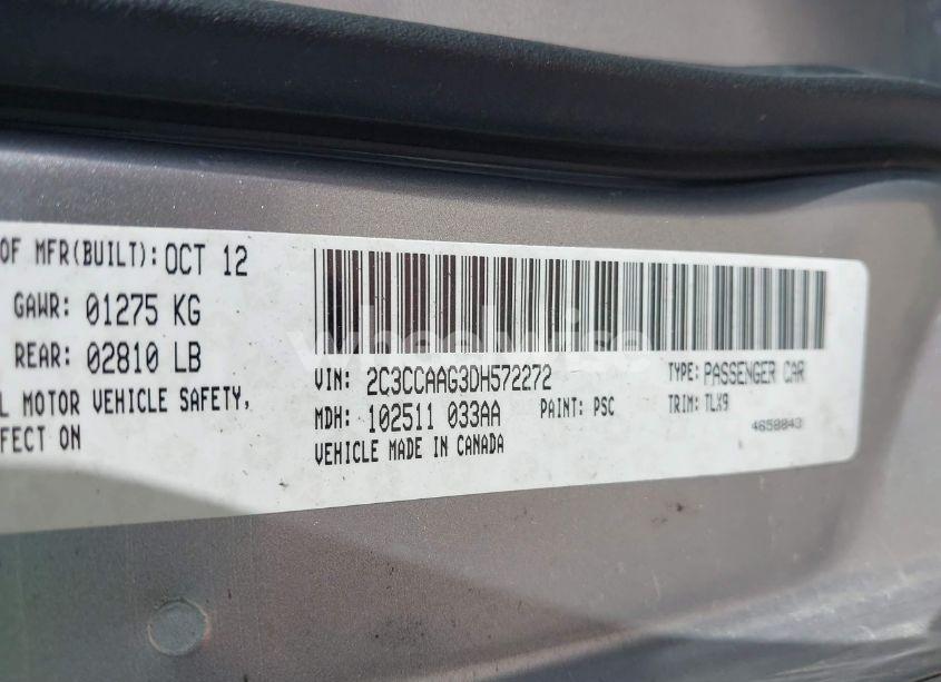 Photo 9 of 2013 Chrysler 300 MOTOWN (VIN 2C3CCAAG3DH572272)