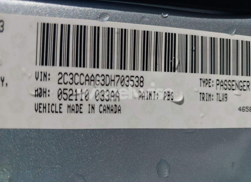 Photo 9 of 2013 Chrysler 300 MOTOWN (VIN 2C3CCAAG3DH703538)