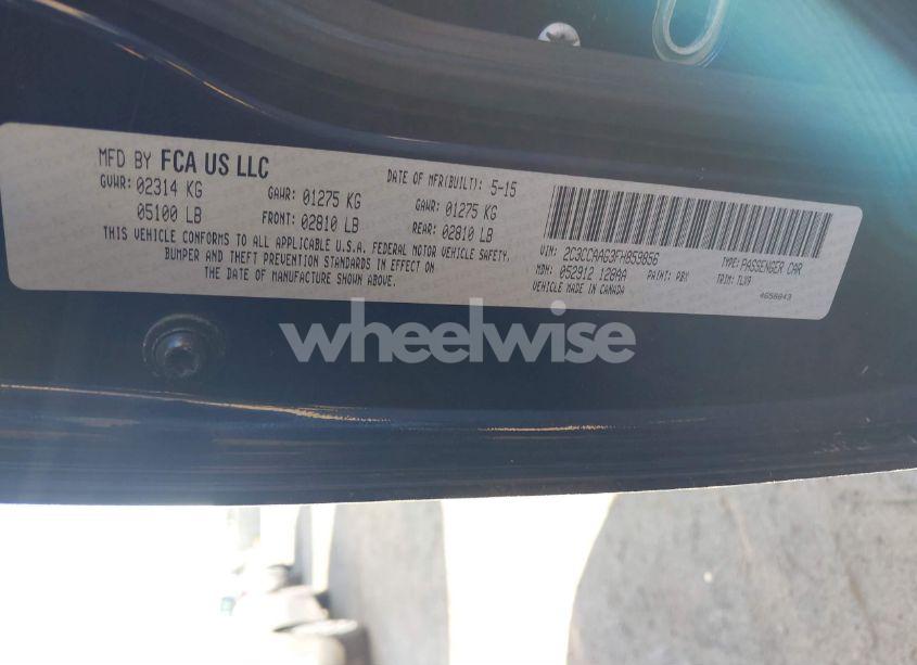 Photo 9 of 2015 Chrysler 300 LIMITED (VIN 2C3CCAAG3FH859856)