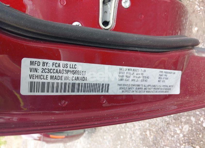 Photo 9 of 2023 Chrysler 300 TOURING (VIN 2C3CCAAG3PH566511)