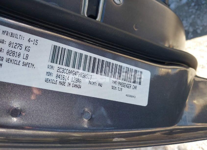 Photo 9 of 2015 Chrysler 300 LIMITED (VIN 2C3CCAAG4FH830513)