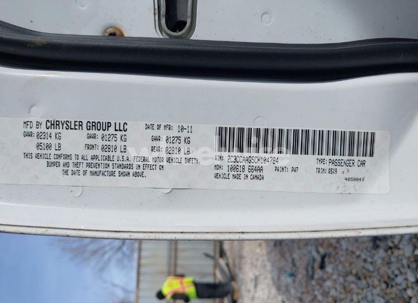 Photo 9 of 2012 Chrysler 300 (VIN 2C3CCAAG5CH104784)