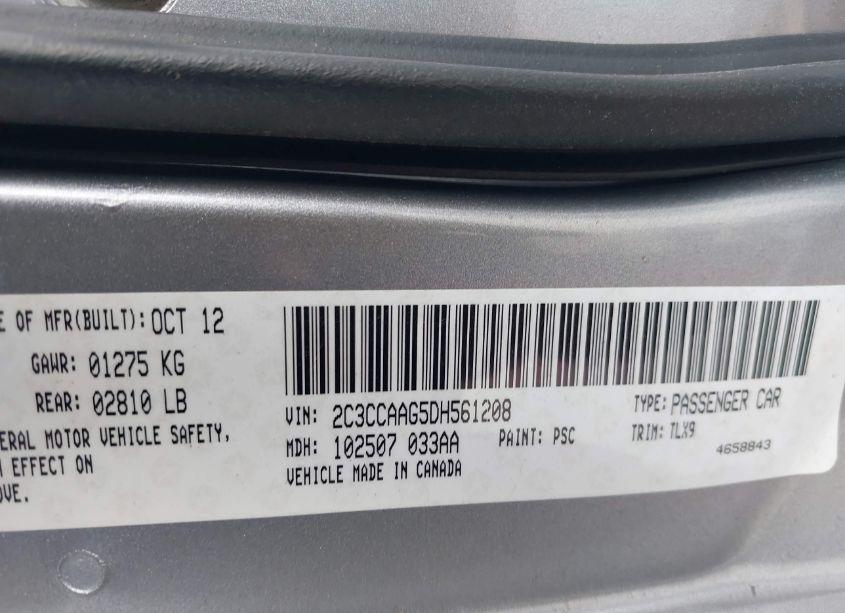 Photo 9 of 2013 Chrysler 300 MOTOWN (VIN 2C3CCAAG5DH561208)