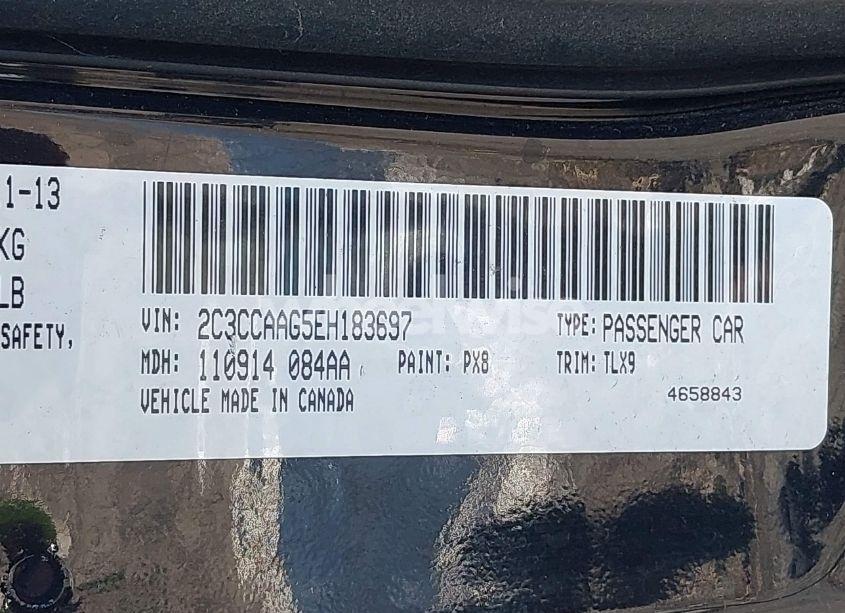 Photo 9 of 2014 Chrysler 300 (VIN 2C3CCAAG5EH183697)