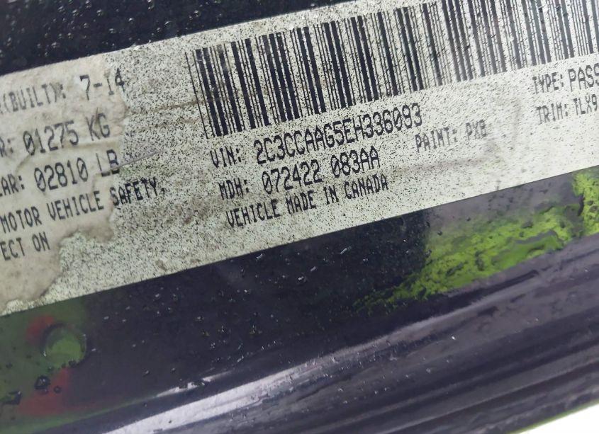 Photo 9 of 2014 Chrysler 300 (VIN 2C3CCAAG5EH336093)