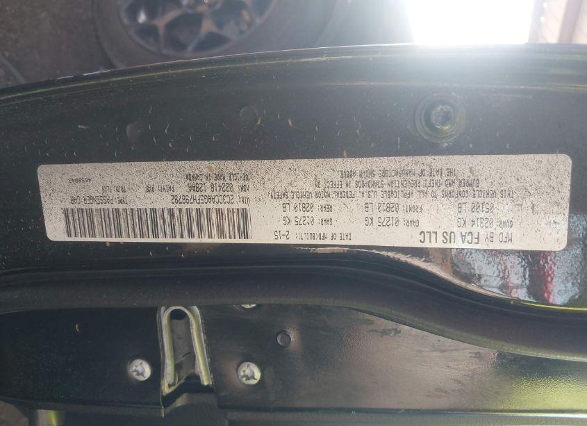 Photo 9 of 2015 Chrysler 300 LIMITED (VIN 2C3CCAAG5FH796792)