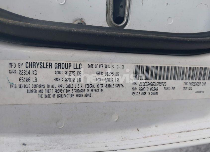 Photo 9 of 2013 Chrysler 300 MOTOWN (VIN 2C3CCAAG6DH709723)