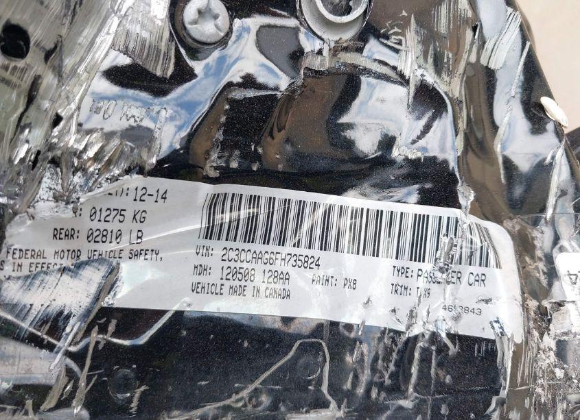 Photo 9 of 2015 Chrysler 300 LIMITED (VIN 2C3CCAAG6FH735824)