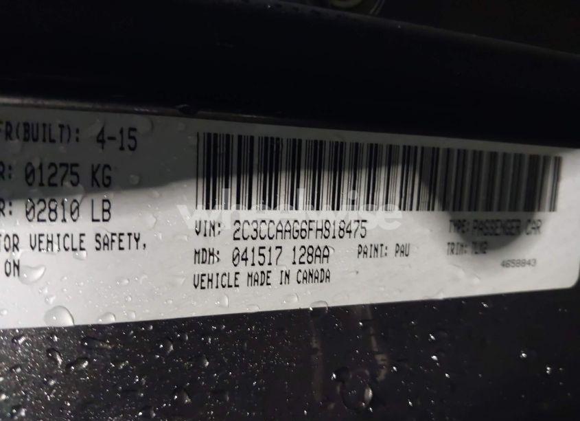 Photo 9 of 2015 Chrysler 300 LIMITED (VIN 2C3CCAAG6FH818475)