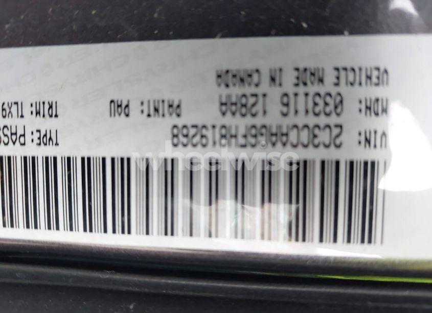 Photo 9 of 2015 Chrysler 300 LIMITED (VIN 2C3CCAAG6FH819268)