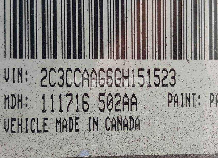 Photo 9 of 2016 Chrysler 300 LIMITED (VIN 2C3CCAAG6GH151523)