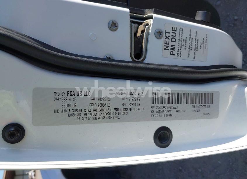 Photo 9 of 2015 Chrysler 300 LIMITED (VIN 2C3CCAAG9FH828983)