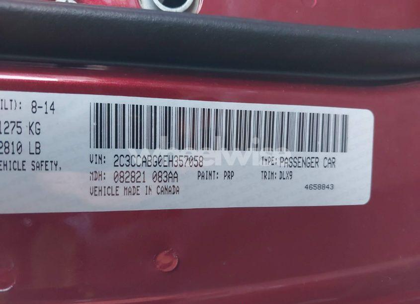 Photo 9 of 2014 Chrysler 300 300S (VIN 2C3CCABG0EH357058)