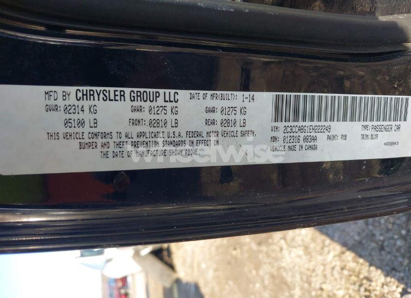 Photo 9 of 2014 Chrysler 300 300S (VIN 2C3CCABG1EH222249)