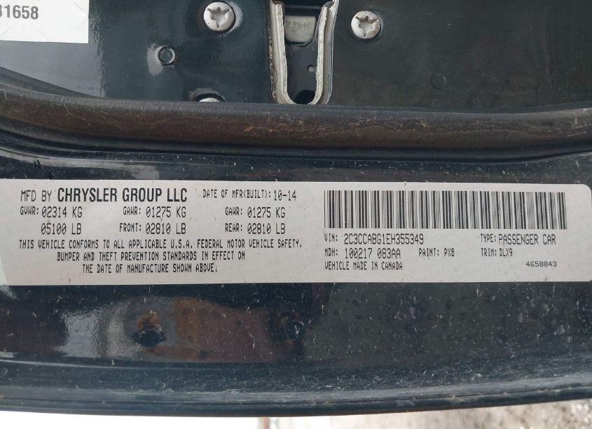 Photo 9 of 2014 Chrysler 300 300S (VIN 2C3CCABG1EH355349)