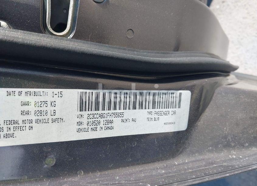 Photo 9 of 2015 Chrysler 300 300S (VIN 2C3CCABG1FH755655)