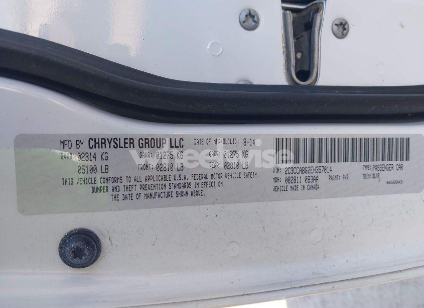 Photo 9 of 2014 Chrysler 300 300S (VIN 2C3CCABG2EH357014)