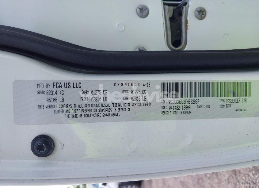 Photo 9 of 2015 Chrysler 300 300S (VIN 2C3CCABG2FH802837)