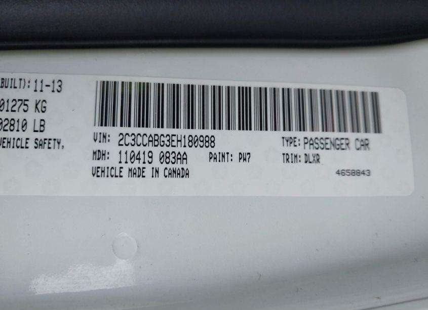 Photo 9 of 2014 Chrysler 300 300S (VIN 2C3CCABG3EH180988)