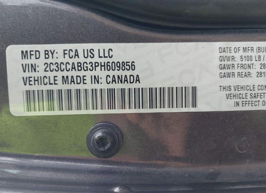 Photo 9 of 2023 Chrysler 300 300S (VIN 2C3CCABG3PH609856)