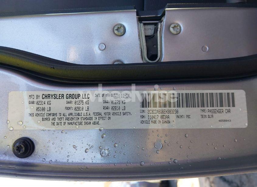 Photo 9 of 2014 Chrysler 300 300S (VIN 2C3CCABG6EH383230)