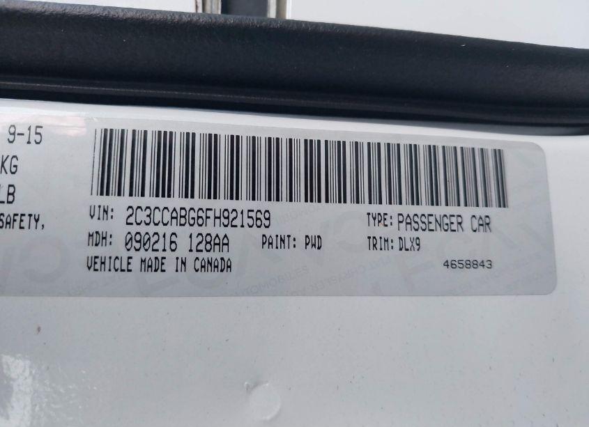 Photo 9 of 2015 Chrysler 300 300S (VIN 2C3CCABG6FH921569)