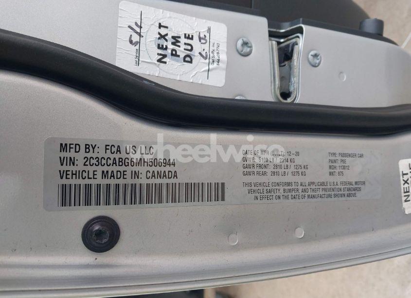 Photo 9 of 2021 Chrysler 300 300S (VIN 2C3CCABG6MH506944)