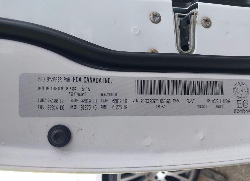 Photo 9 of 2015 Chrysler 300 S (VIN 2C3CCABG7FH859163)